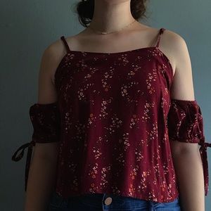 Cropped Off shoulder tank!!